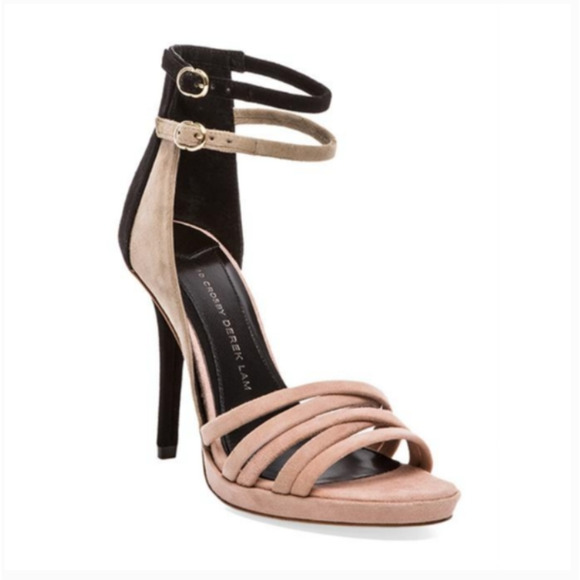 10 Crosby Derek Lam Shoes - 10 Crosby Derek Lam • Jules Suede Colorblock Heels